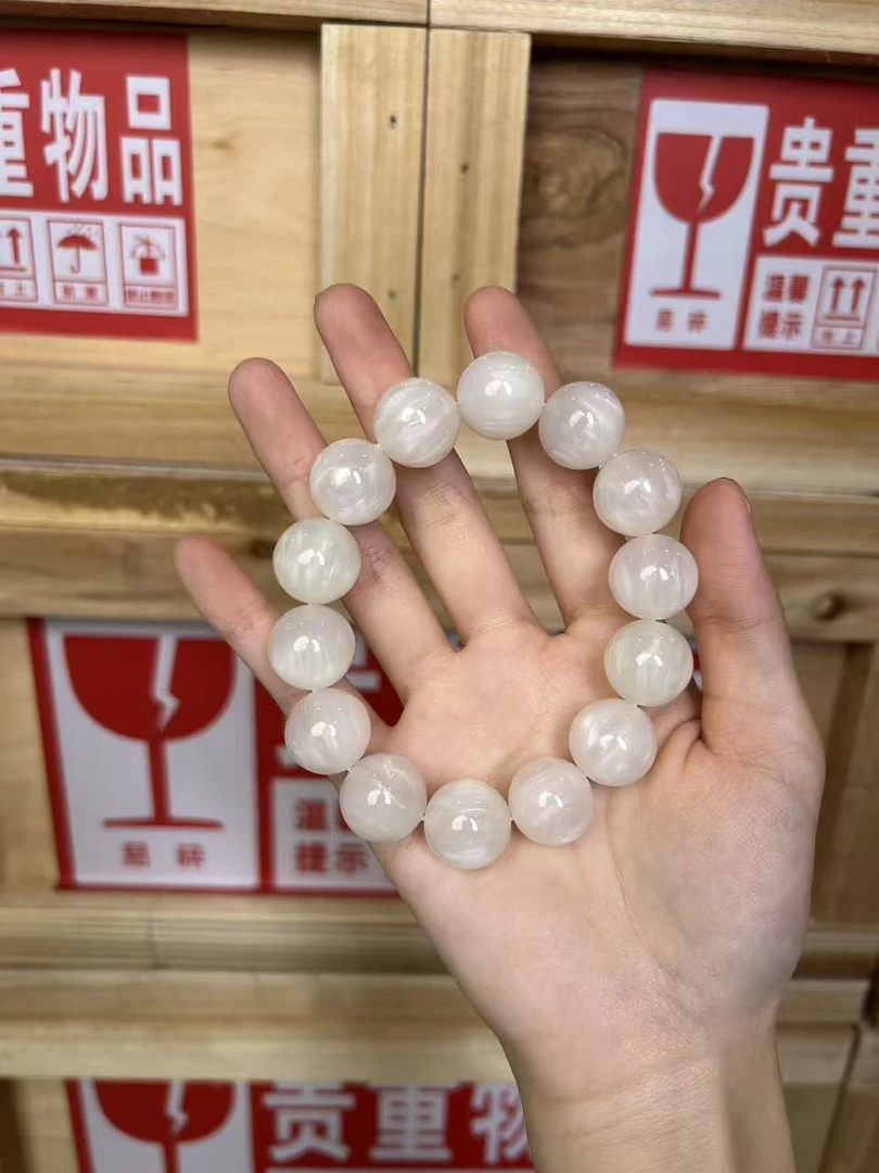 非金属仿珍珠手链 精品手串单色云母 s-0438无礼盒无证书