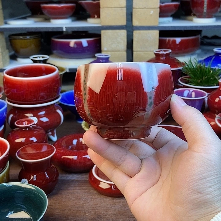 陶瓷景德镇名陶坊原矿郎红