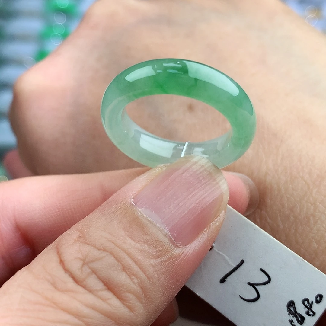 未镶嵌戒指翡翠13号