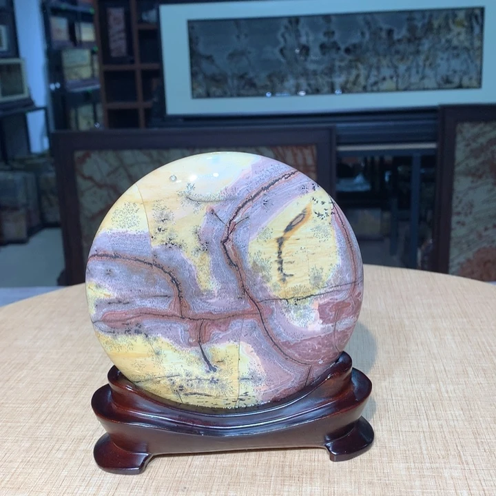 ，广西国画石摆件，收藏观赏