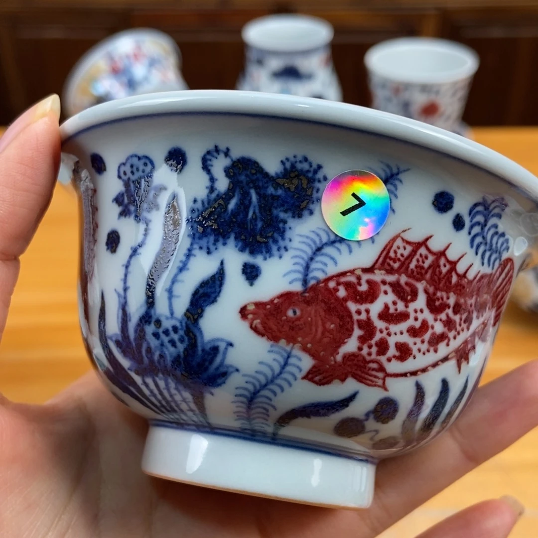 手绘现代茶具非古董