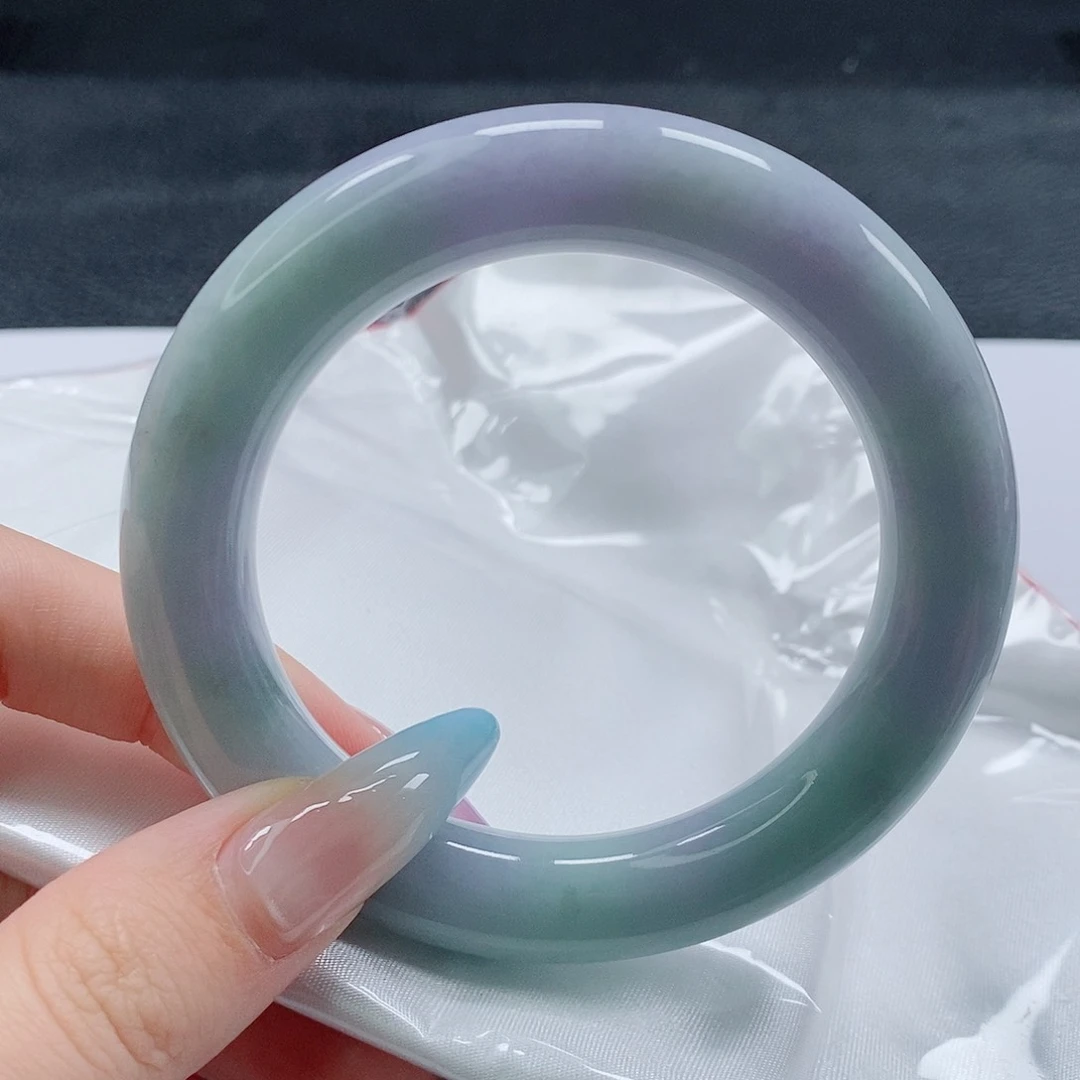 【闪购商品】未镶嵌手镯（圆镯）翡翠453号