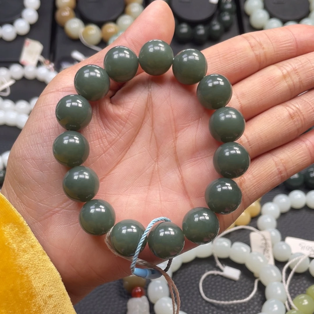 和田玉未镶嵌手链