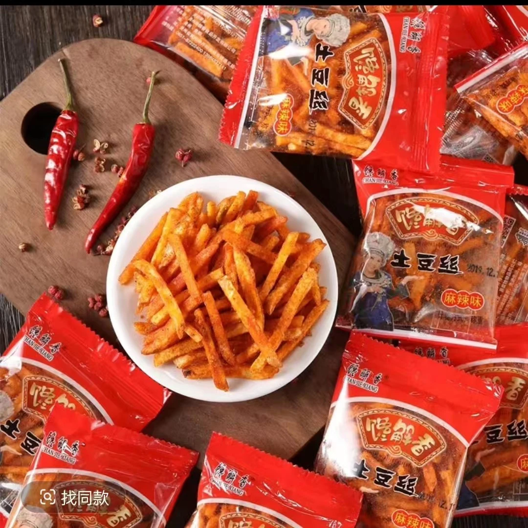馋解香贵州特产开阳土豆丝洋芋片下午茶辣味零食贵州土豆丝
