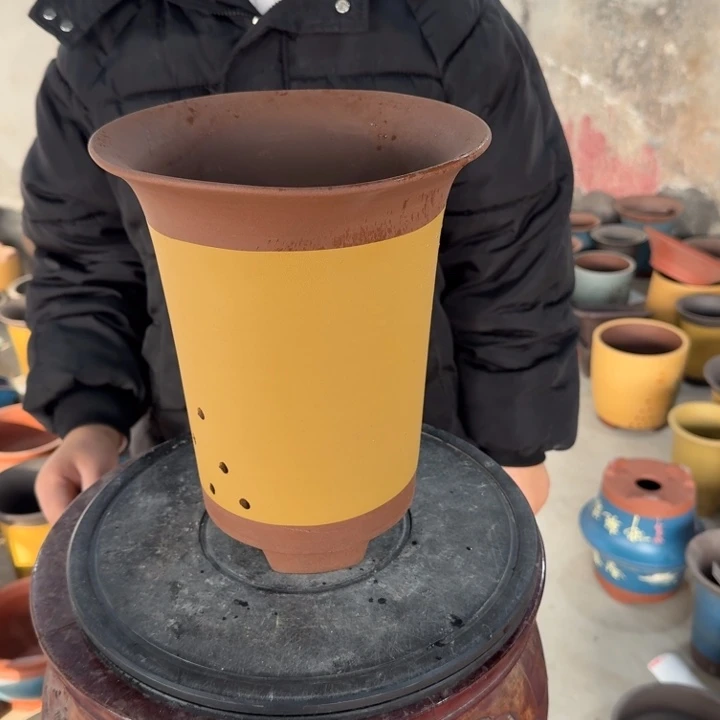 紫砂花盆紫砂花盆