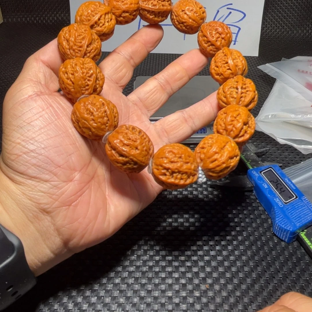 文玩核桃手串霸王龙手持24
