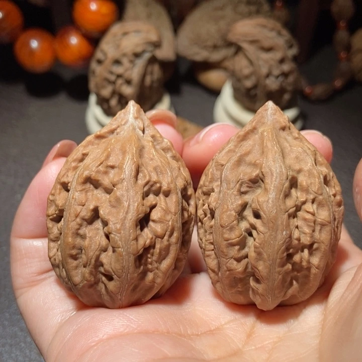 把件文玩核桃东北楸子小雪41