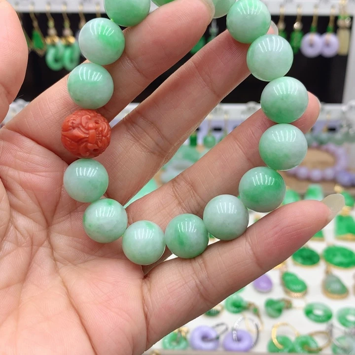 ****唐翡翠未镶嵌手串的