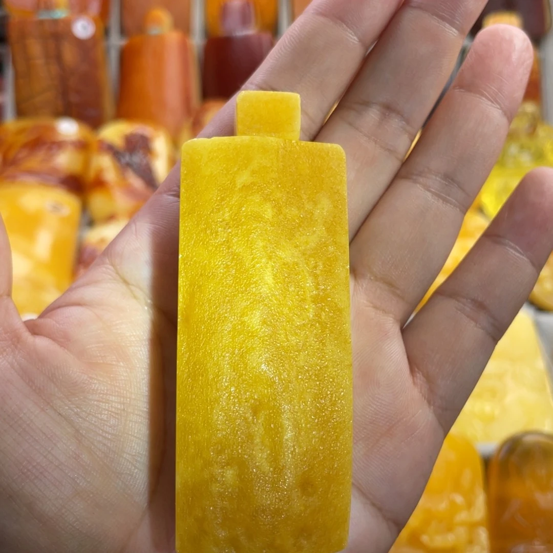 定制琥珀未镶嵌定制款天然琥珀蜜蜡