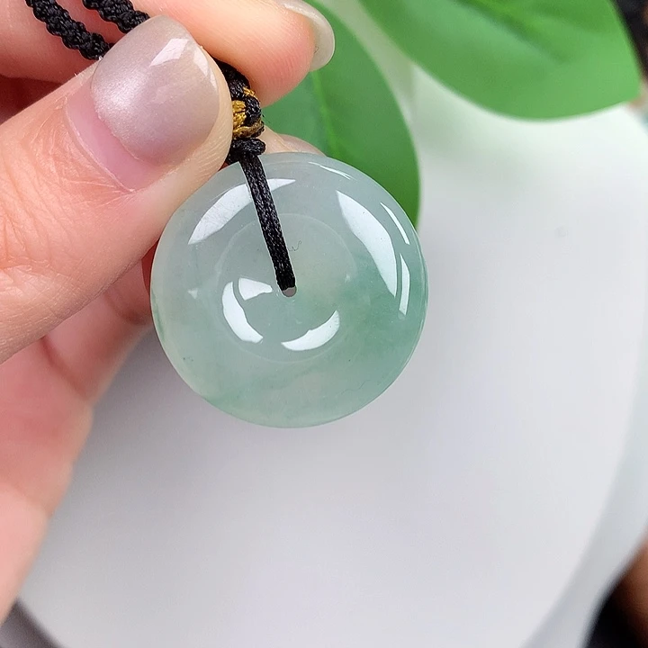 翡翠未镶嵌颈饰51:25.6-6.1