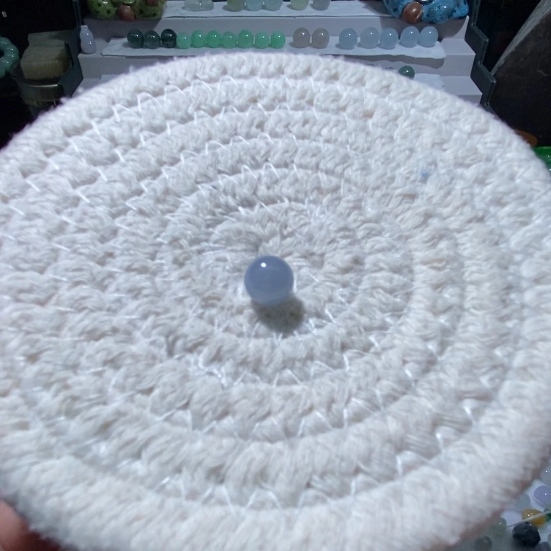 翡翠散珠翡翠冰紫圆珠