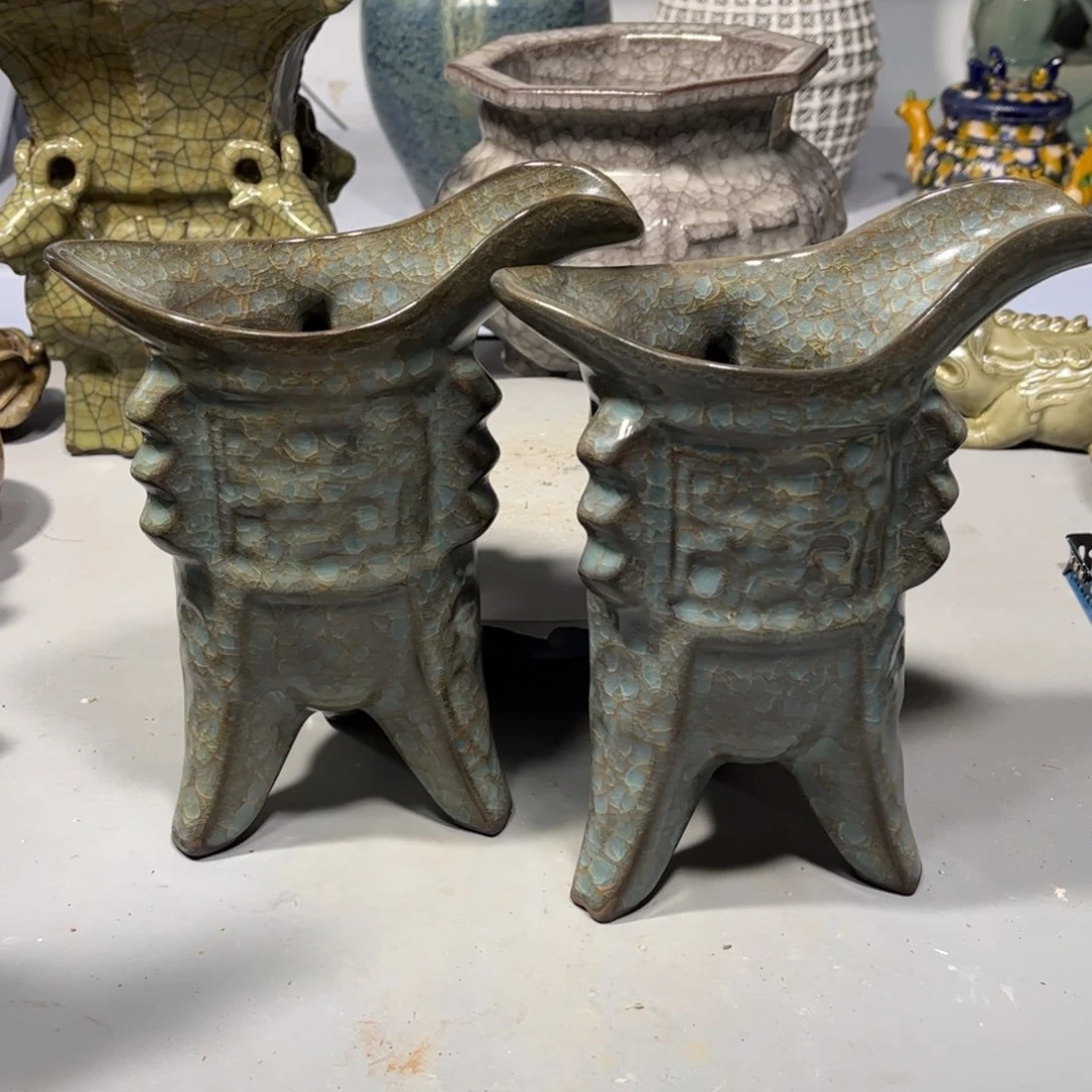 瓶北**阳官窑瓷器品相完美