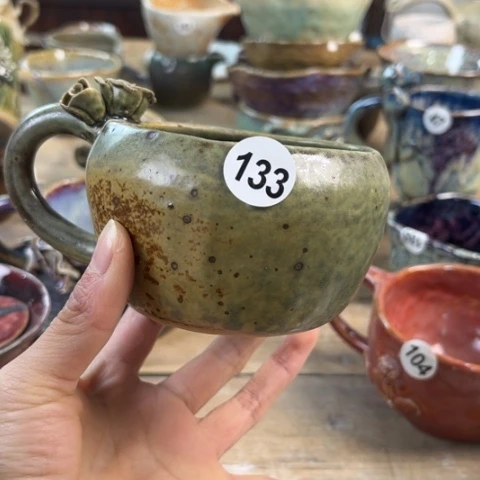 盘糖***鱼熠樹日式手捏餐具茶具