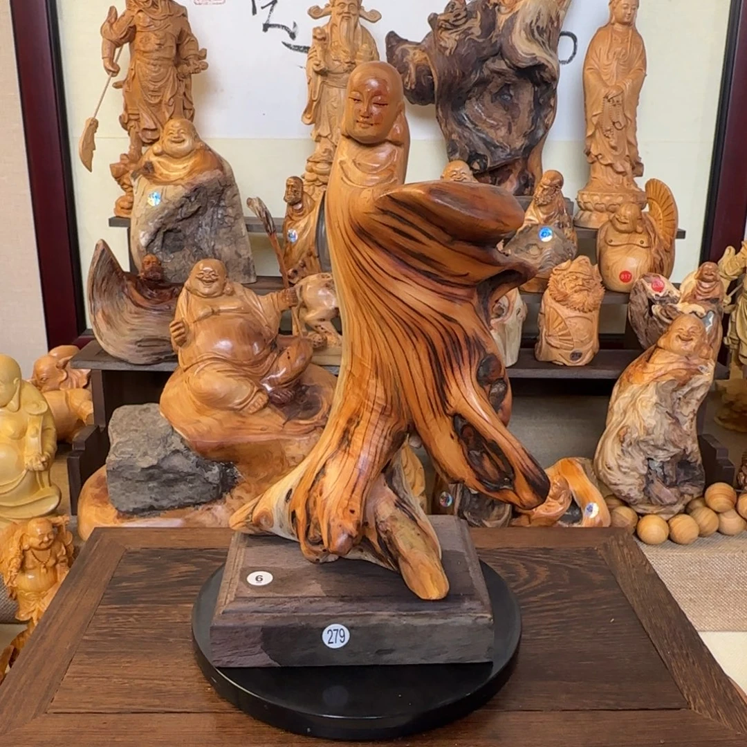 崖柏小木匠艺雕一物一拍