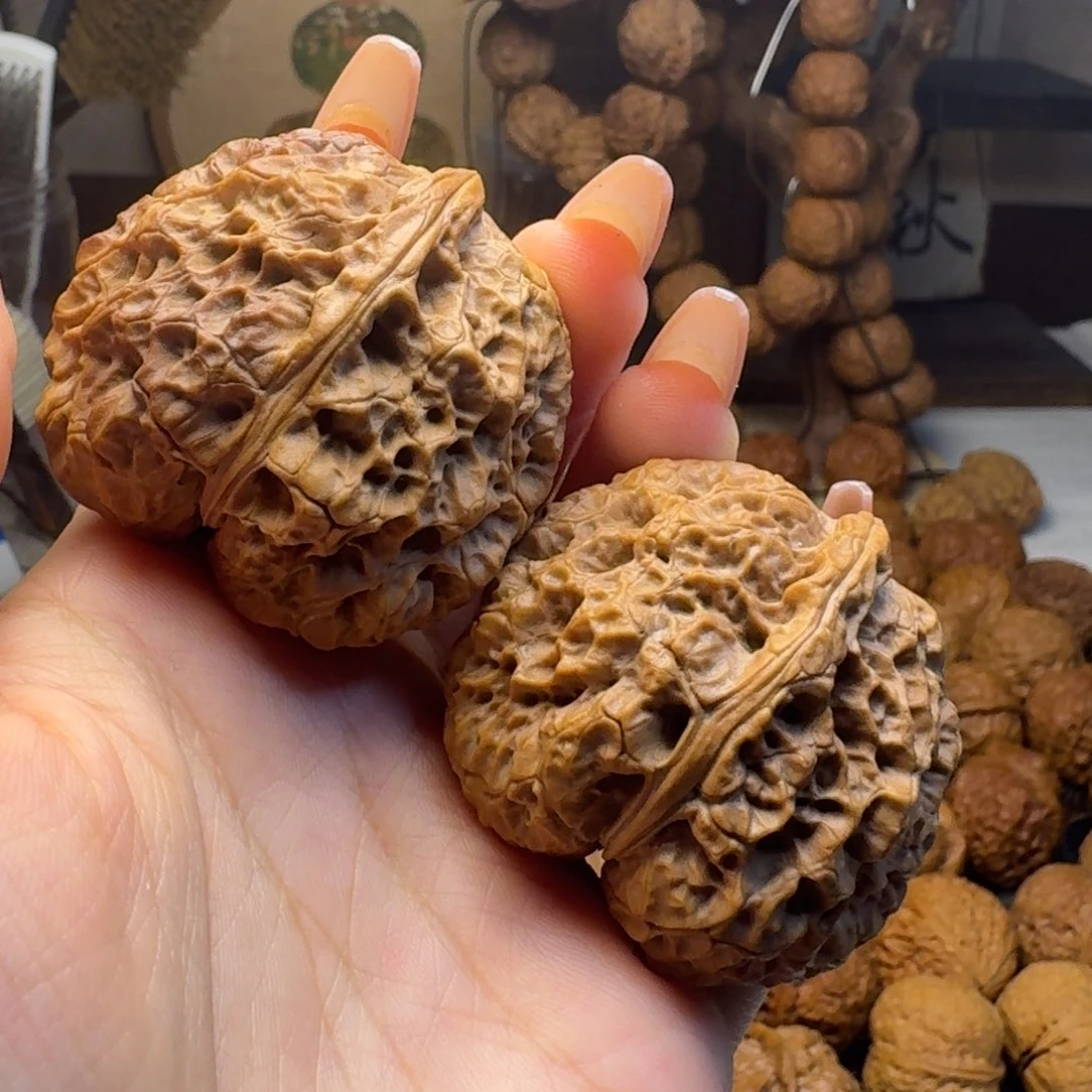 把件文玩核桃钢骨金蟾45.8