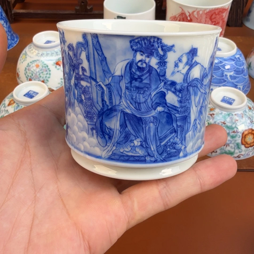 …***君摆件景德镇瓷器手工手绘