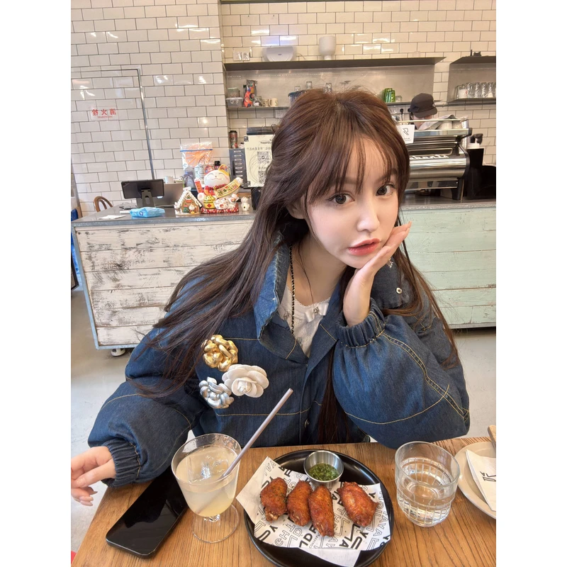 【sKycaptain】jennie同款重工洗水香香家原版开发棉服外套#