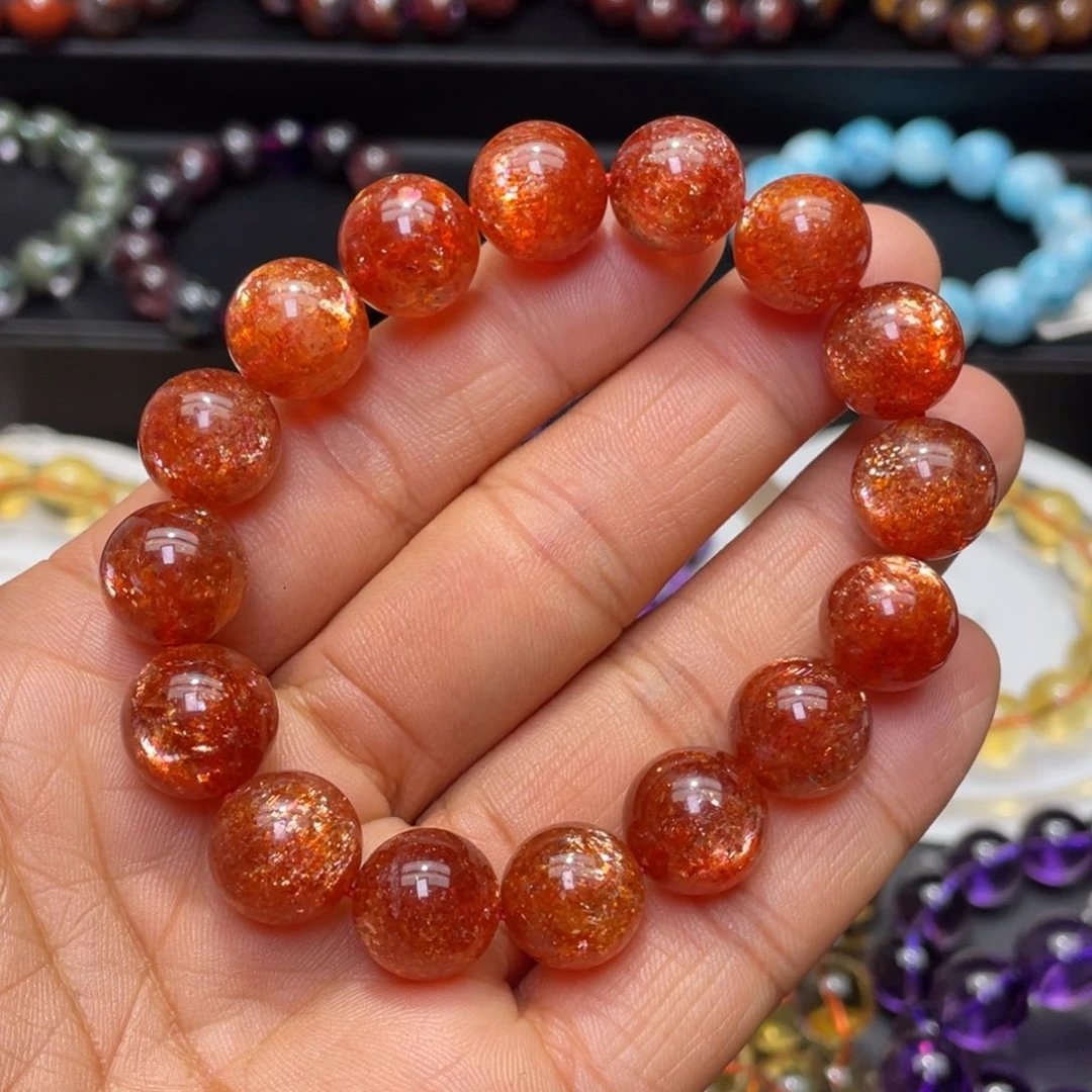 日光石手链未镶嵌金太阳13m