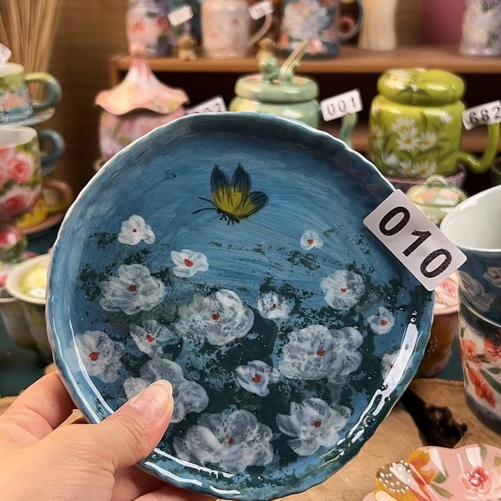 杯景德镇陶瓷手绘作品010大瑕