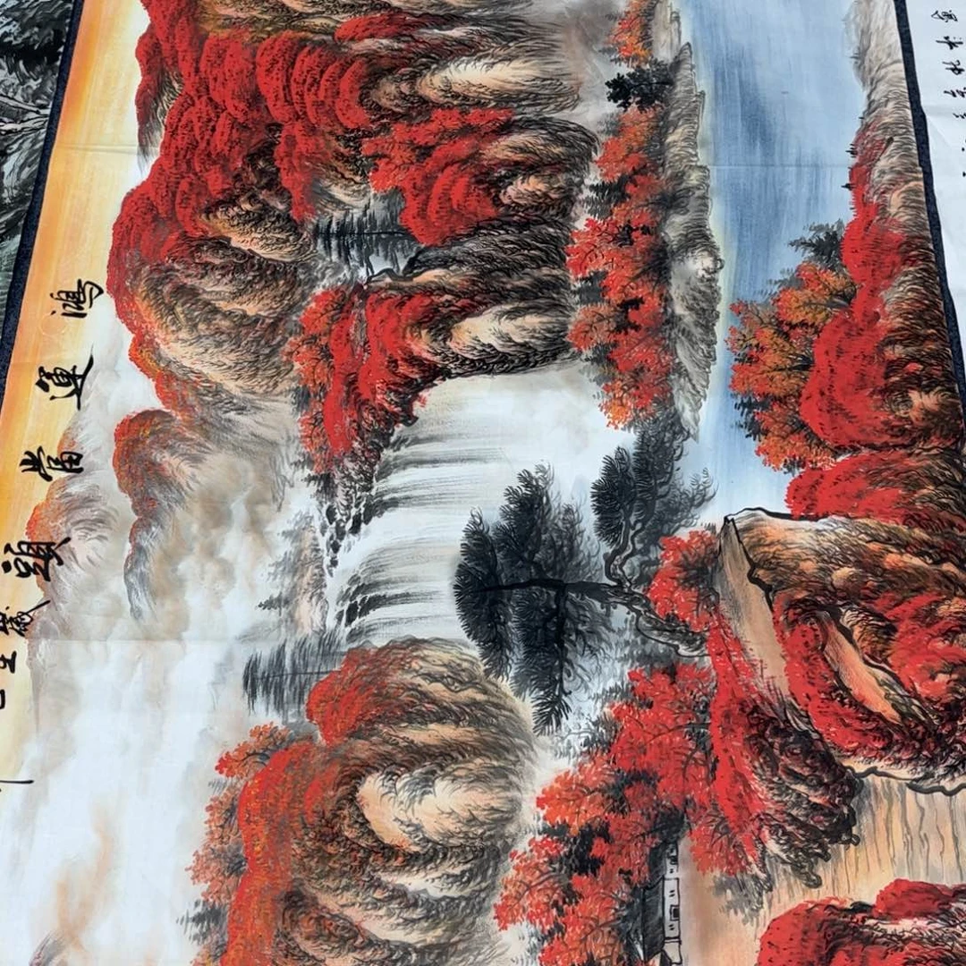 国画国画作品老师手绘