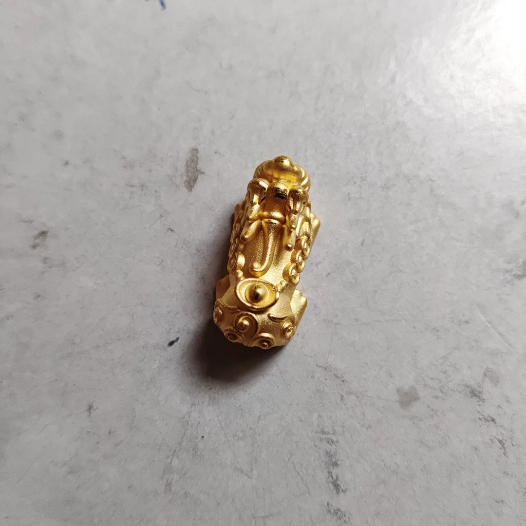 金元宝足金999貔貅珠子首饰