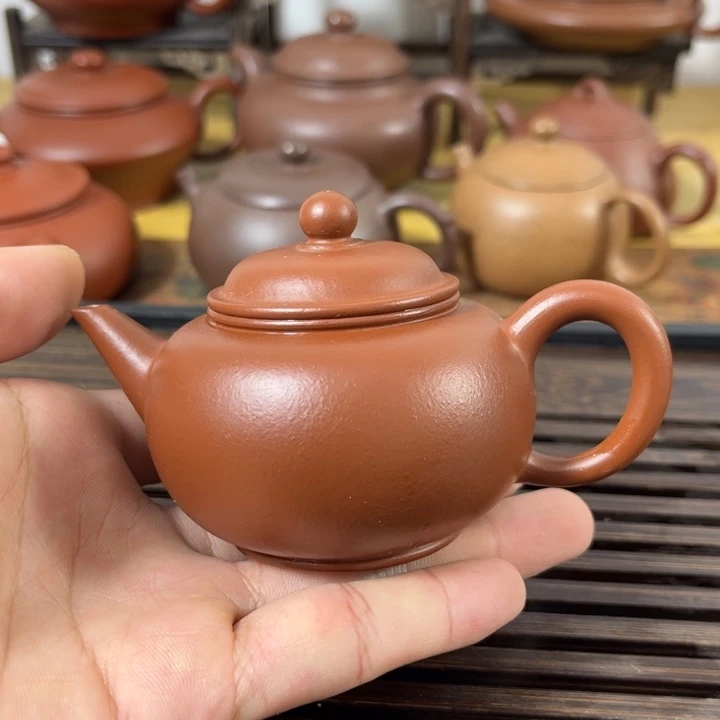 紫砂茶壶原矿紫砂半手工制作