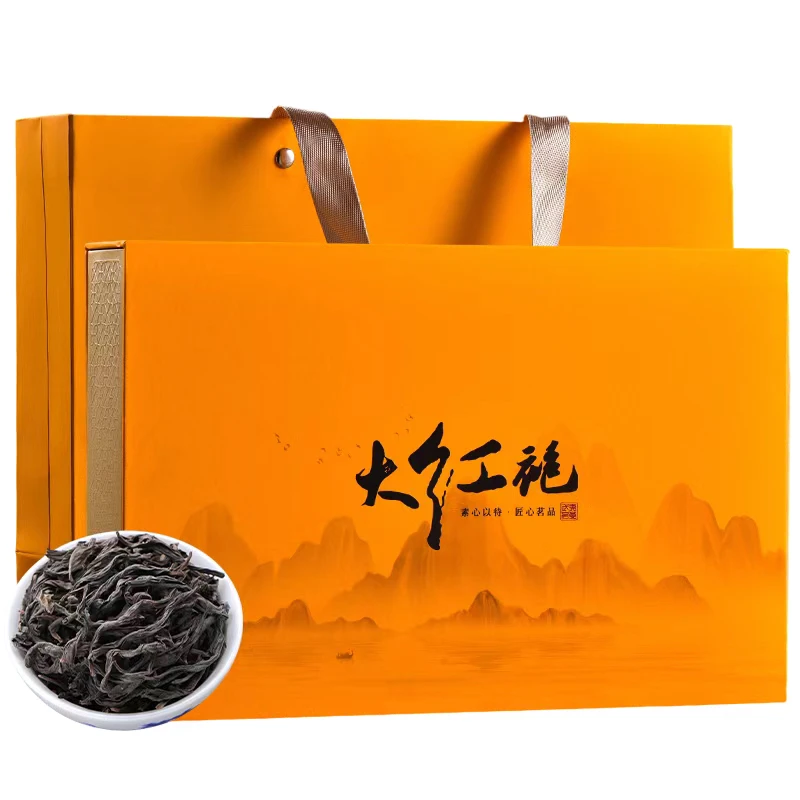 福建大红袍茶叶岩茶醇厚耐泡乌龙茶金骏眉节日送礼精美礼盒装新茶
