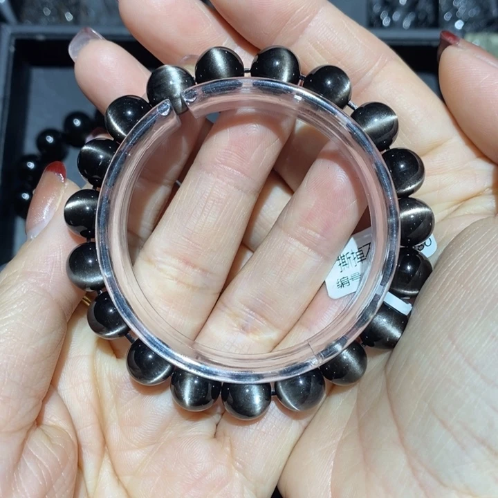 黑曜岩手链未镶嵌木*木