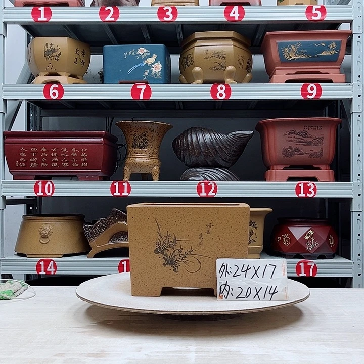 紫砂花盆紫砂花盆