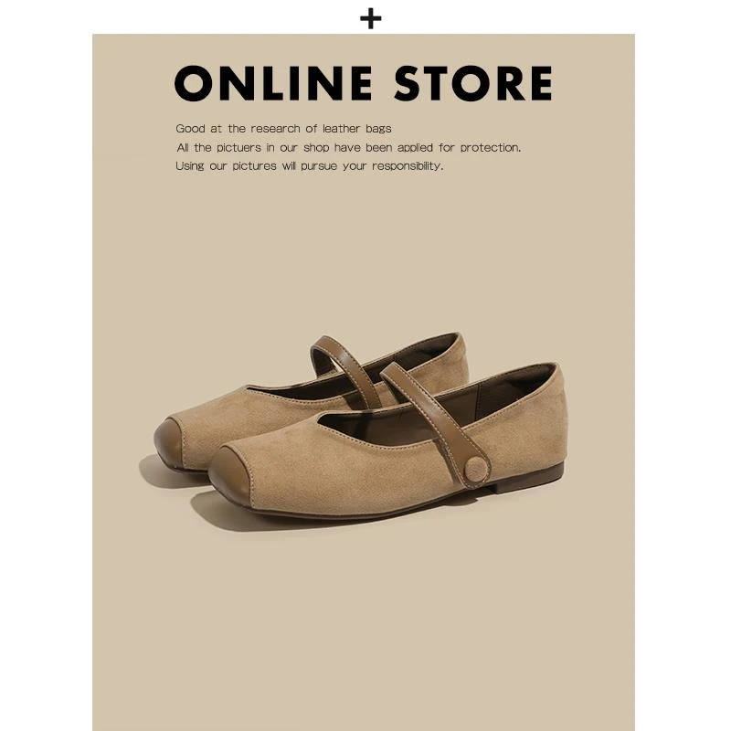 【香港轻奢Sakurano&樱央】法式玛丽珍鞋女2025新款夏复古平底配