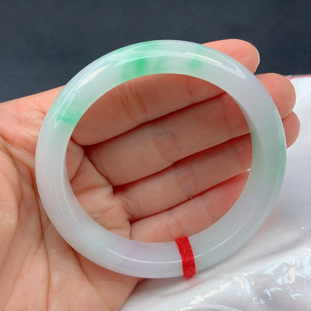 未镶嵌手镯翡翠55圈