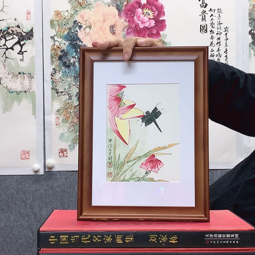 纸本手绘国画作品定制