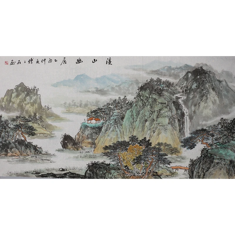 B025 傅二石绘画软片 137cm×70cm