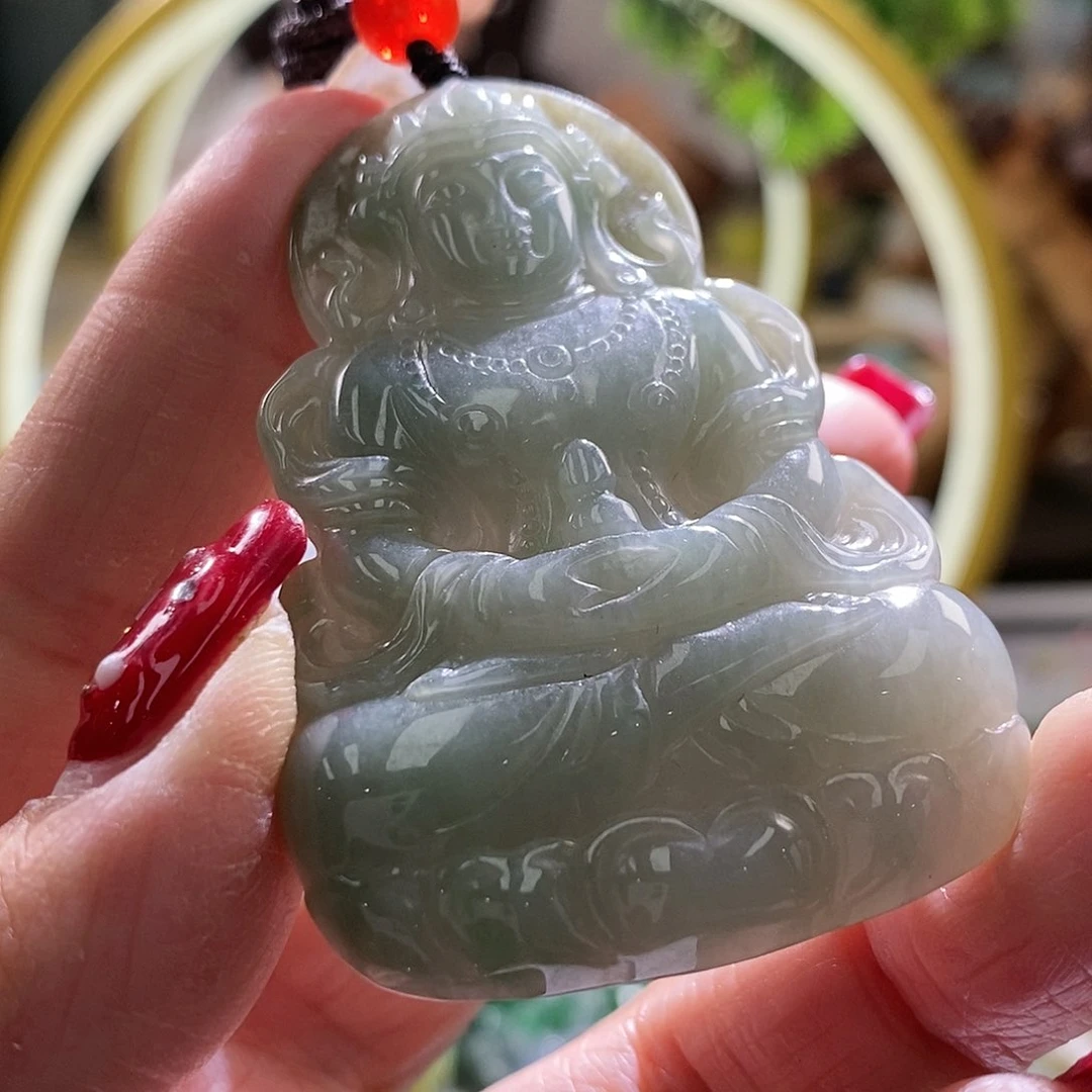 【闪购商品】翡翠颈饰未镶嵌度母