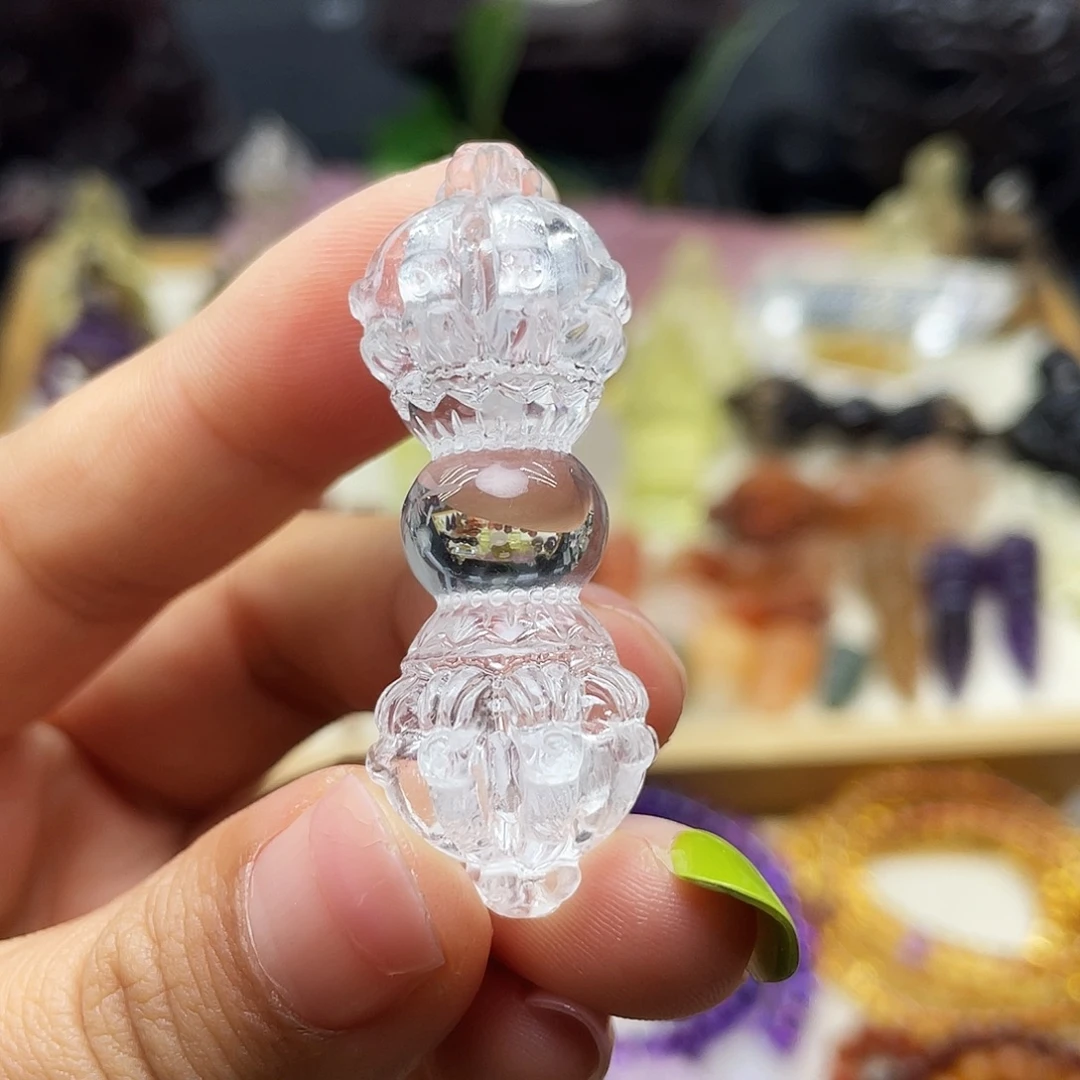 纳***川水晶未镶嵌颈饰吊坠