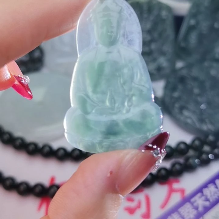 翡翠吊坠(不含链)未镶嵌天然的A货翡翠多样性发货