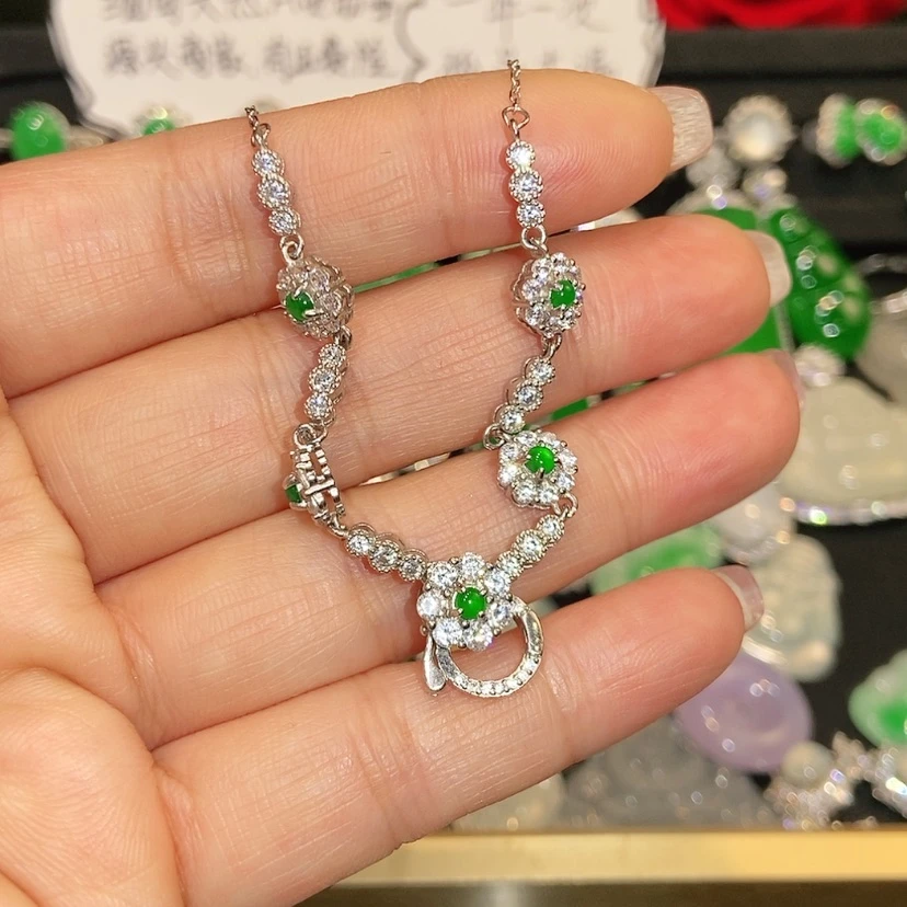 【闪购商品】颈饰未镶嵌翡翠天然翡翠