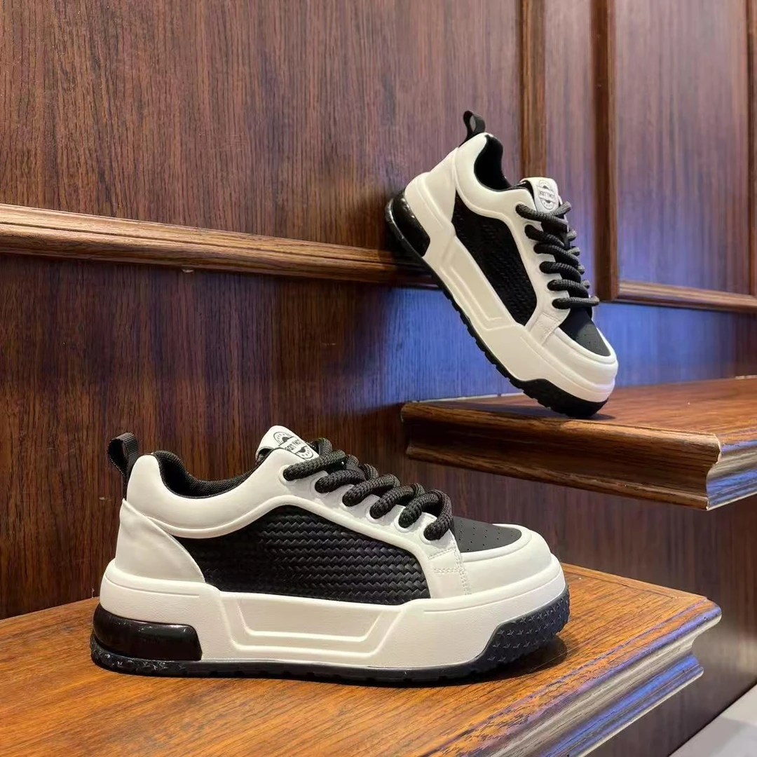 HKHY男士鞋子2025新款爆款潮流时尚百搭舒适休闲板鞋