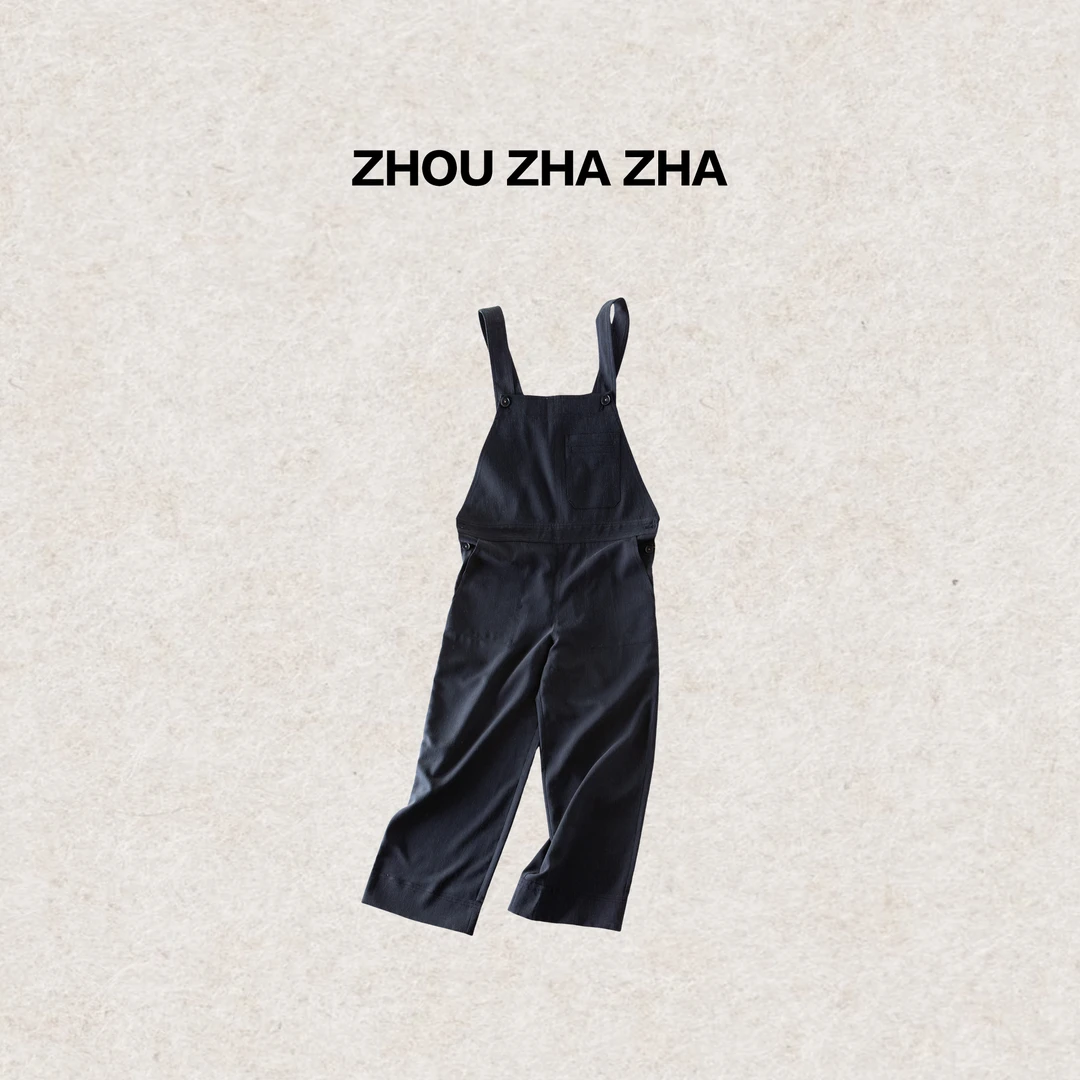 【周炸炸】2025显瘦百搭高腰裤早春直筒羊毛背带裤时尚韩版#250309