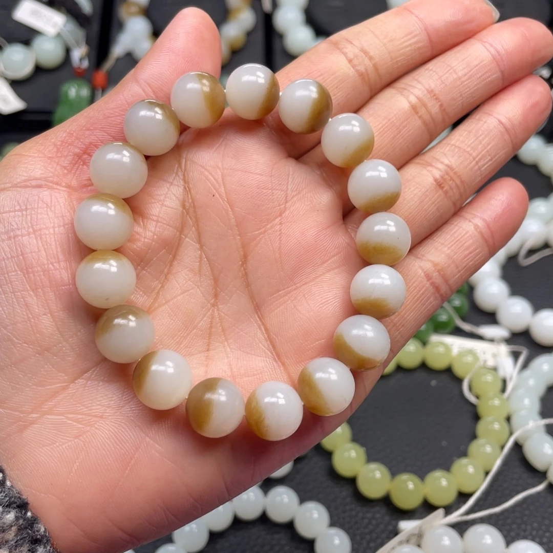 和田玉未镶嵌手链