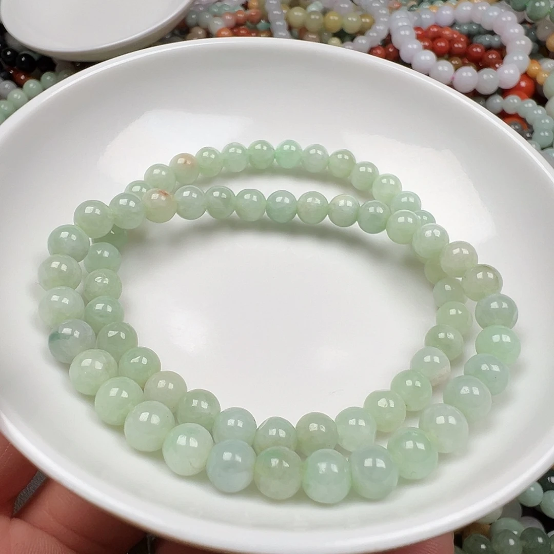 翡翠手链未镶嵌舒货主老华