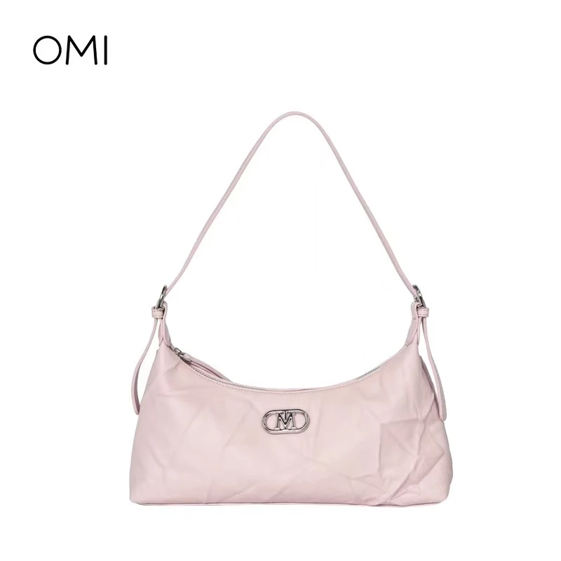 OMI/欧米夏季新款古岩简约时尚小众设计单肩斜挎包