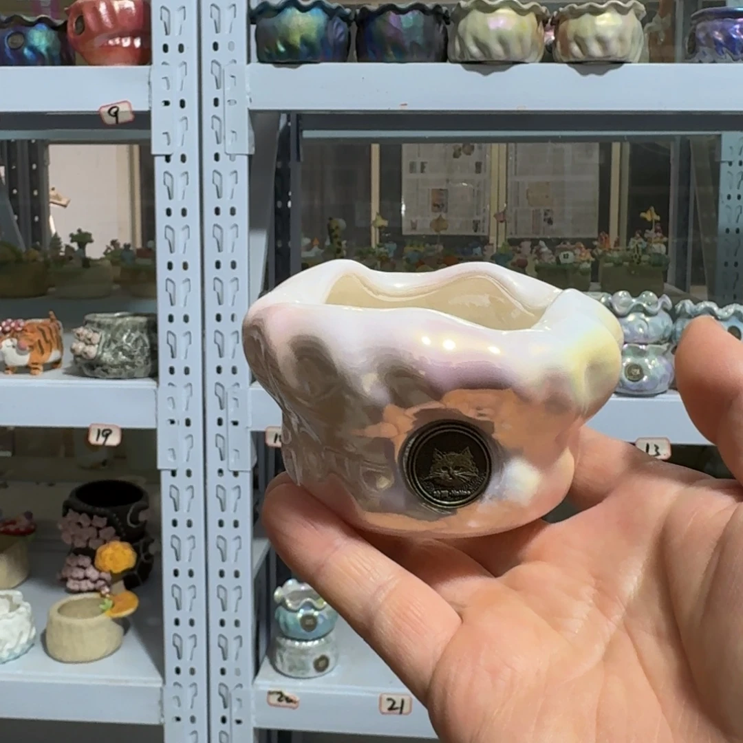 一***华厂家直销手工花盆摆件