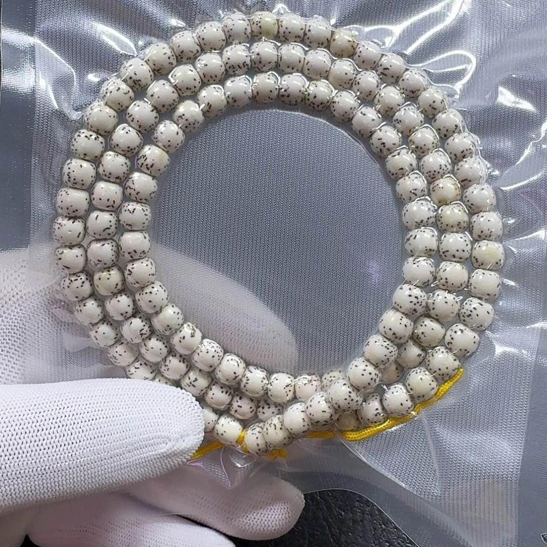 星月菩提手串8*7原生态大留白（轻微氧化走色）
