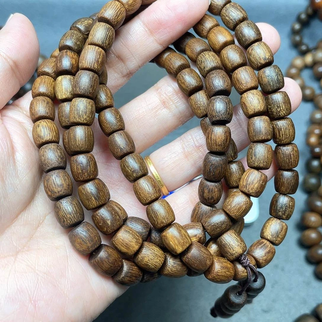 沉香手串富森红土瘤疤0.8