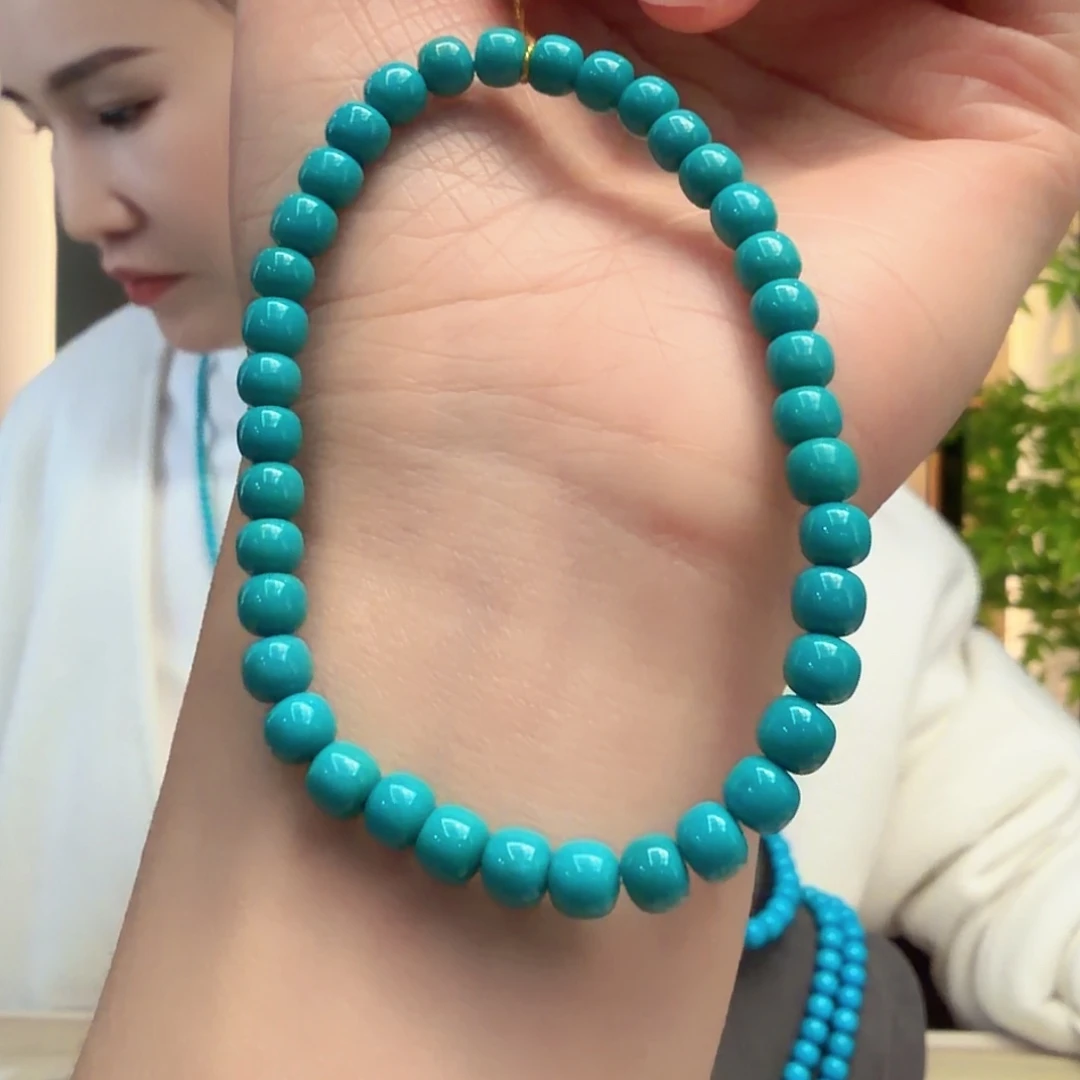 绿松石未镶嵌颈饰