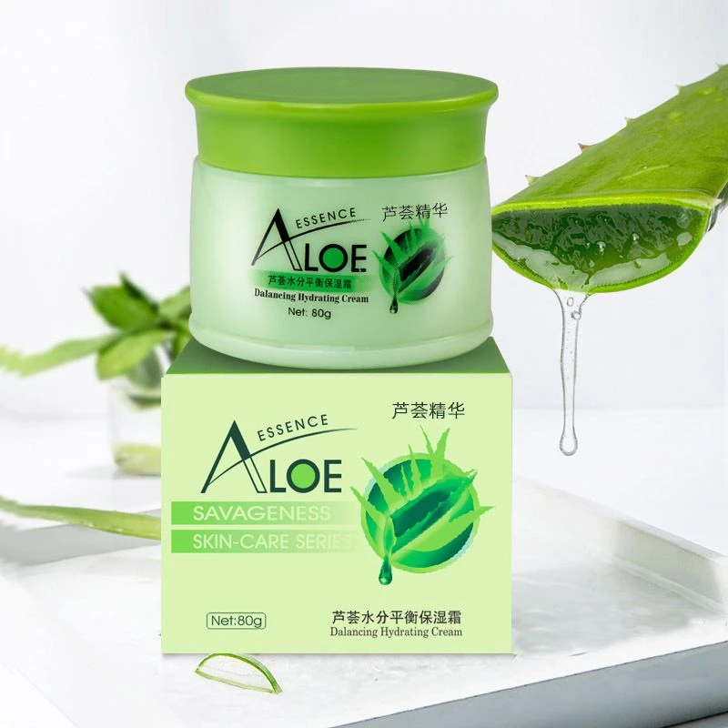 芦荟补水保湿霜舒缓肌肤改善干燥滋润润肤护肤好物