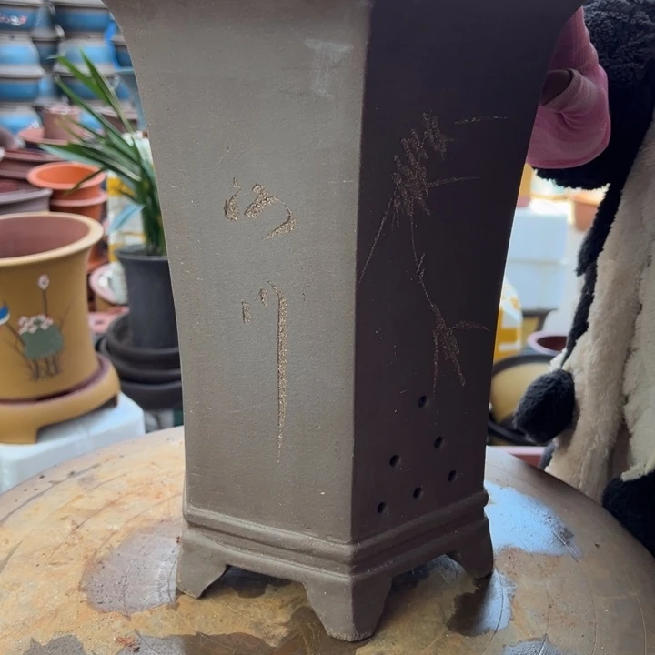 紫砂宜兴紫砂六方29