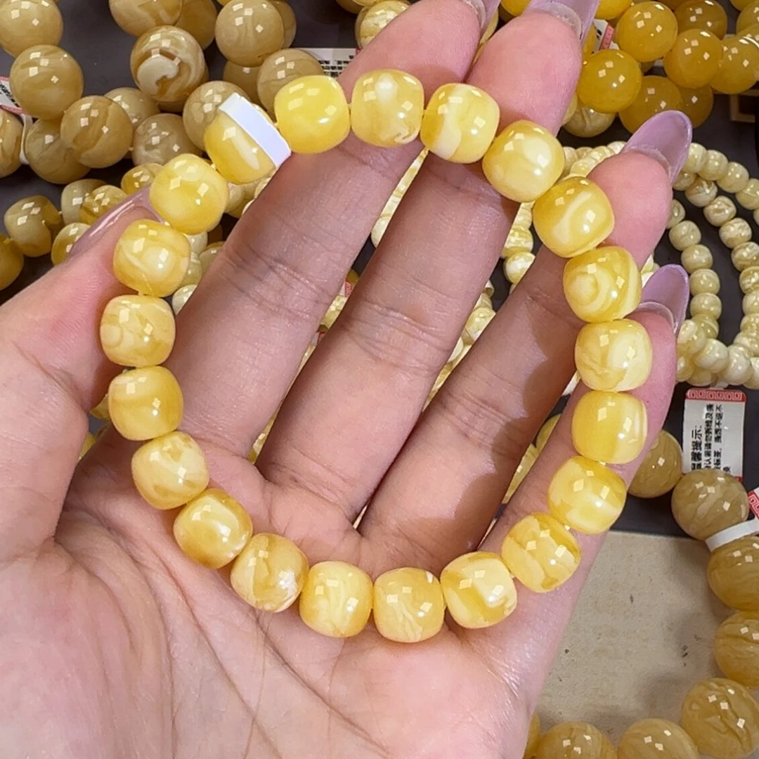 未镶嵌琥珀手链13.3妖花