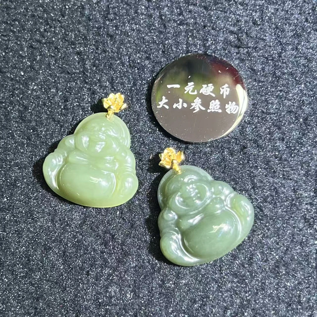 H4857【任会长珠宝】和田玉佛公吊坠-配链-多样性只发一件